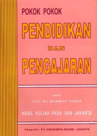 Image of Pokok-Pokok Pendidikan dan Pengajaran