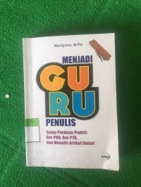 Image of Menjadi Guru Penulis