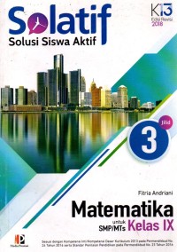 Image of Solatif Matematika SMP/MTs Kelas IX