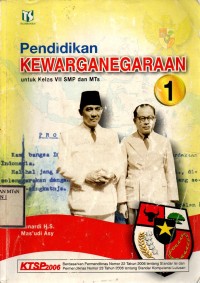 Image of Pendidikan Kewarganegaraan untuk Kelas VII SMP dan MTs