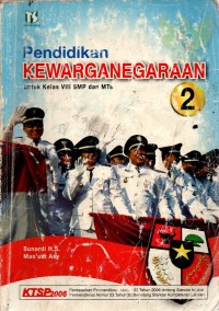 Image of Pendidikan Kewarganegaraan untuk Kelas VIII SMP dan MTs