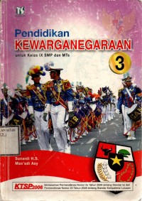 Image of Pendidikan Kewarganegaraan untuk Kelas IX SMP dan MTs