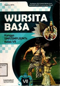 Image of Wursita Basa Kanggo SMP/SMPLB/MTs Kelas VII