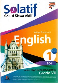 Image of Solatif English for Junior High School Students Grade VII