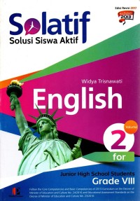 Image of Solatif English for Junior High School Students Grade VIII