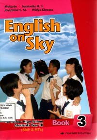 Image of English on Sky Book 3 Junior High School Students Year IX