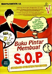 Image of Buku Pintar Membuat S.O.P